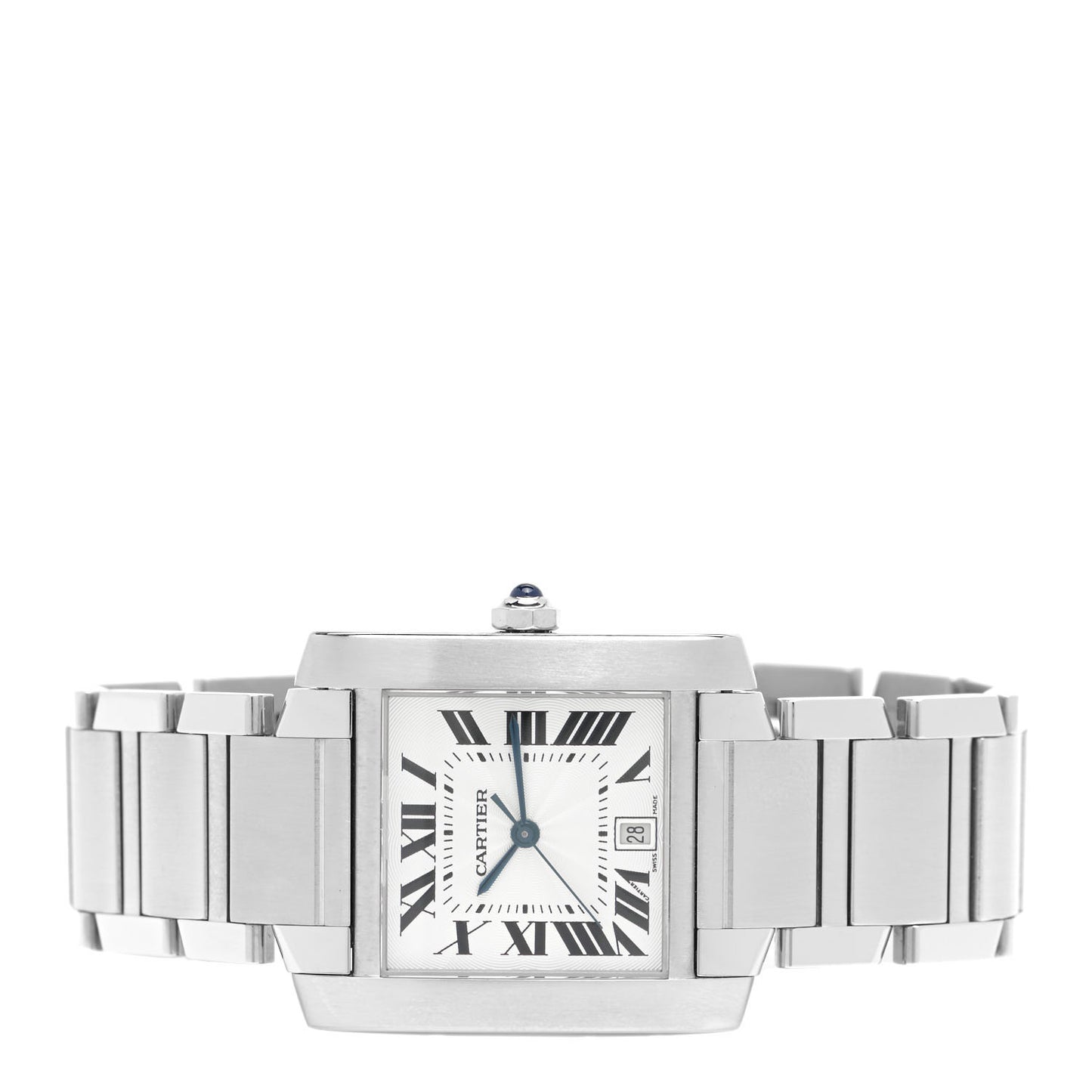 Stainless Steel 28mm Tank Francaise Automatic Watch