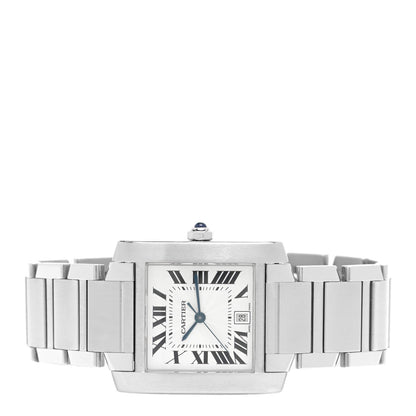 Cartier Stainless Steel 28mm Tank Francaise Automatic Watch 2 of 4