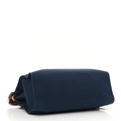 Hermes Toile Vache Hunter Herbag Zip 39 MM Bleu De Malte 4 of 20