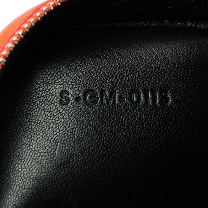 Celine Nappa Side Lock Dragonne Clutch Bright Orange 7 of 7