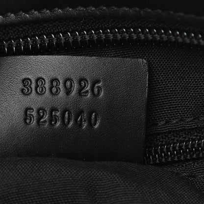 Gucci GG Monogram Web Flat Messenger Bag Black 7 of 10