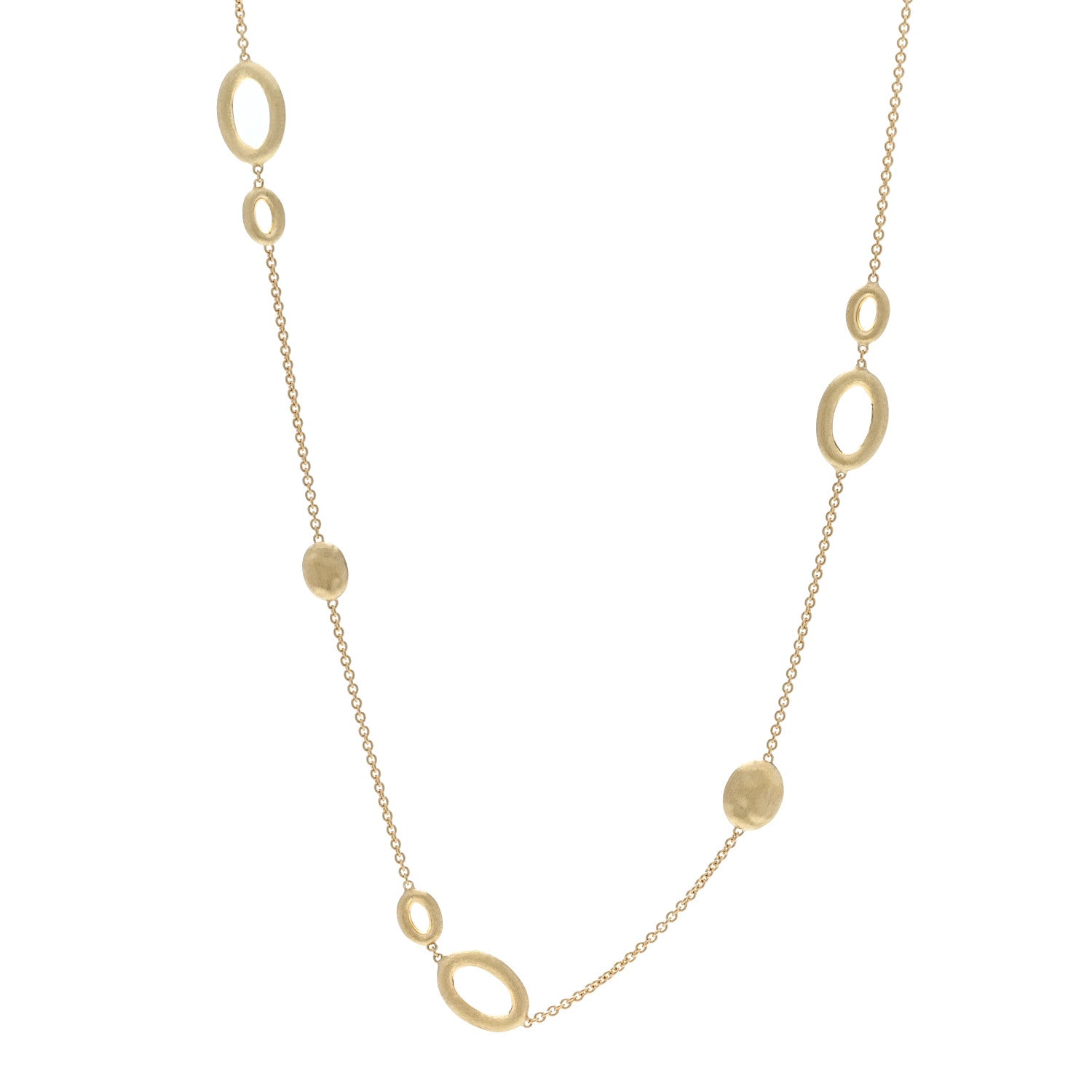 Marco Bicego 18K Yellow Gold Station Necklace 1 of 4