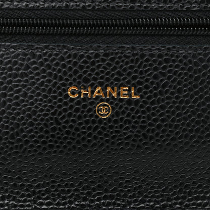 Chanel Caviar Quilted Wallet On Chain WOC Black 8 of 16