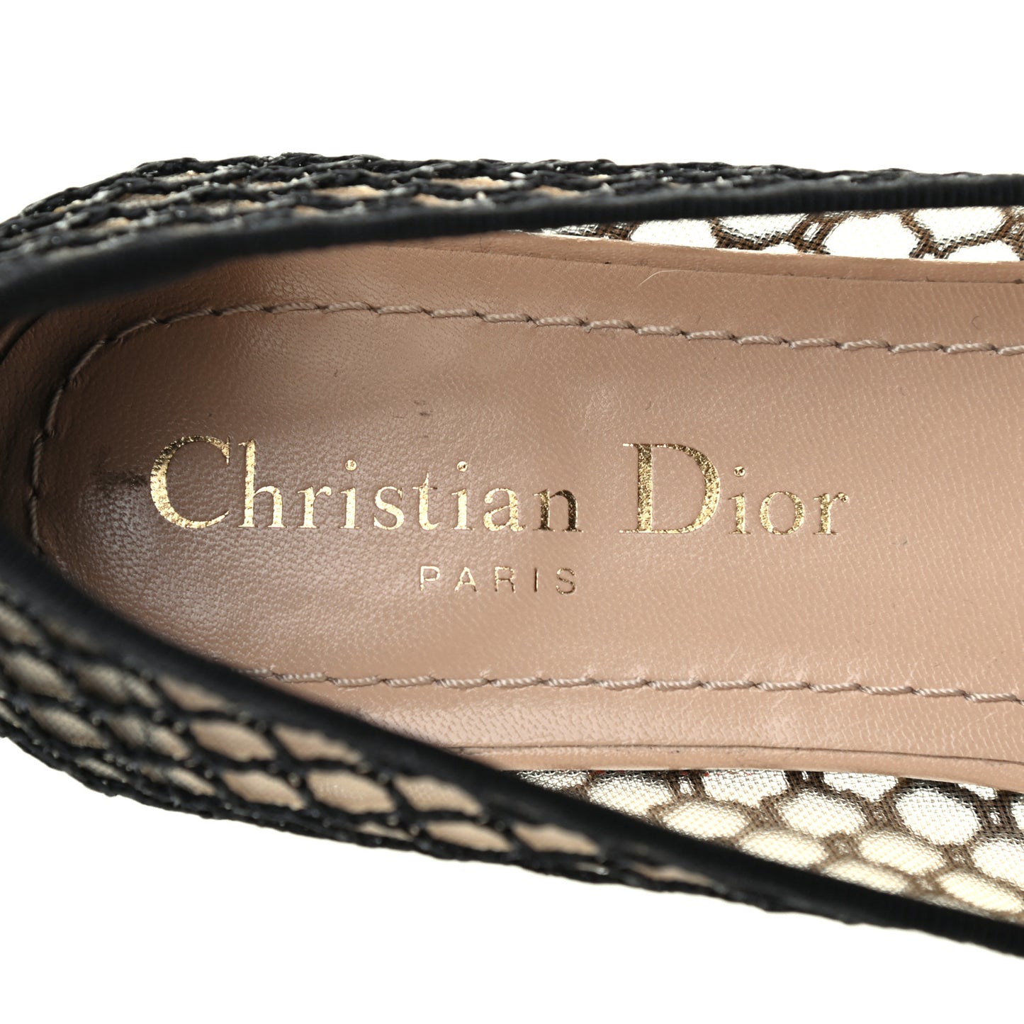 Resille Ribbon Miss J'Adior Ballet Flat 36 Black