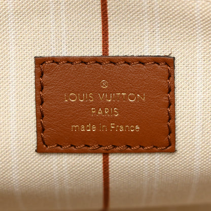 Louis Vuitton Canvas Calfskin Monogram On My Side PM Caramel Tan 6 of 9