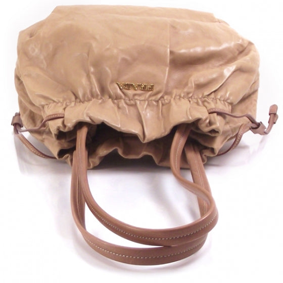 Prada Napa Antique Beige Leather Bag 6 of 11