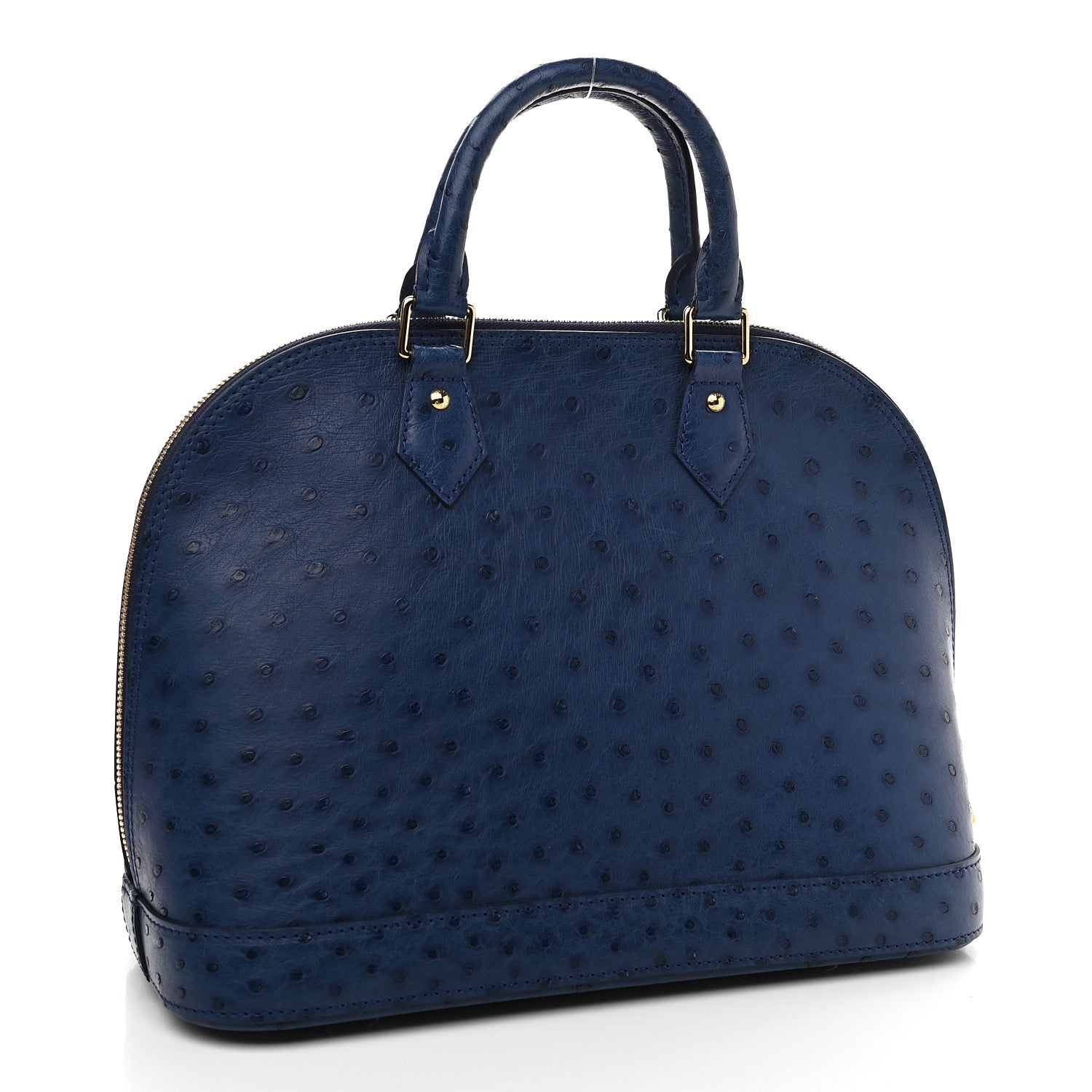 Louis Vuitton Ostrich Alma PM Indigo 2 of 7