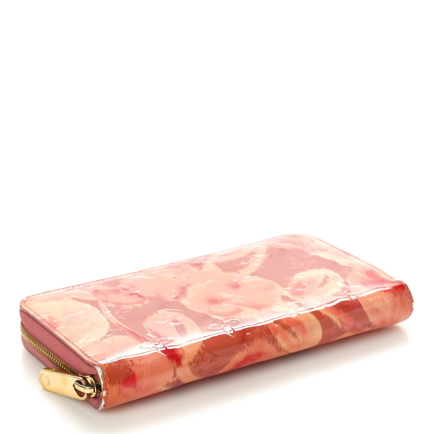 Louis Vuitton Vernis Ikat Zippy Wallet Rose Velours 4 of 9