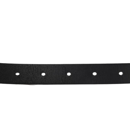 Christian Dior Calfskin Saddle Belt 80 Black 6 of 7