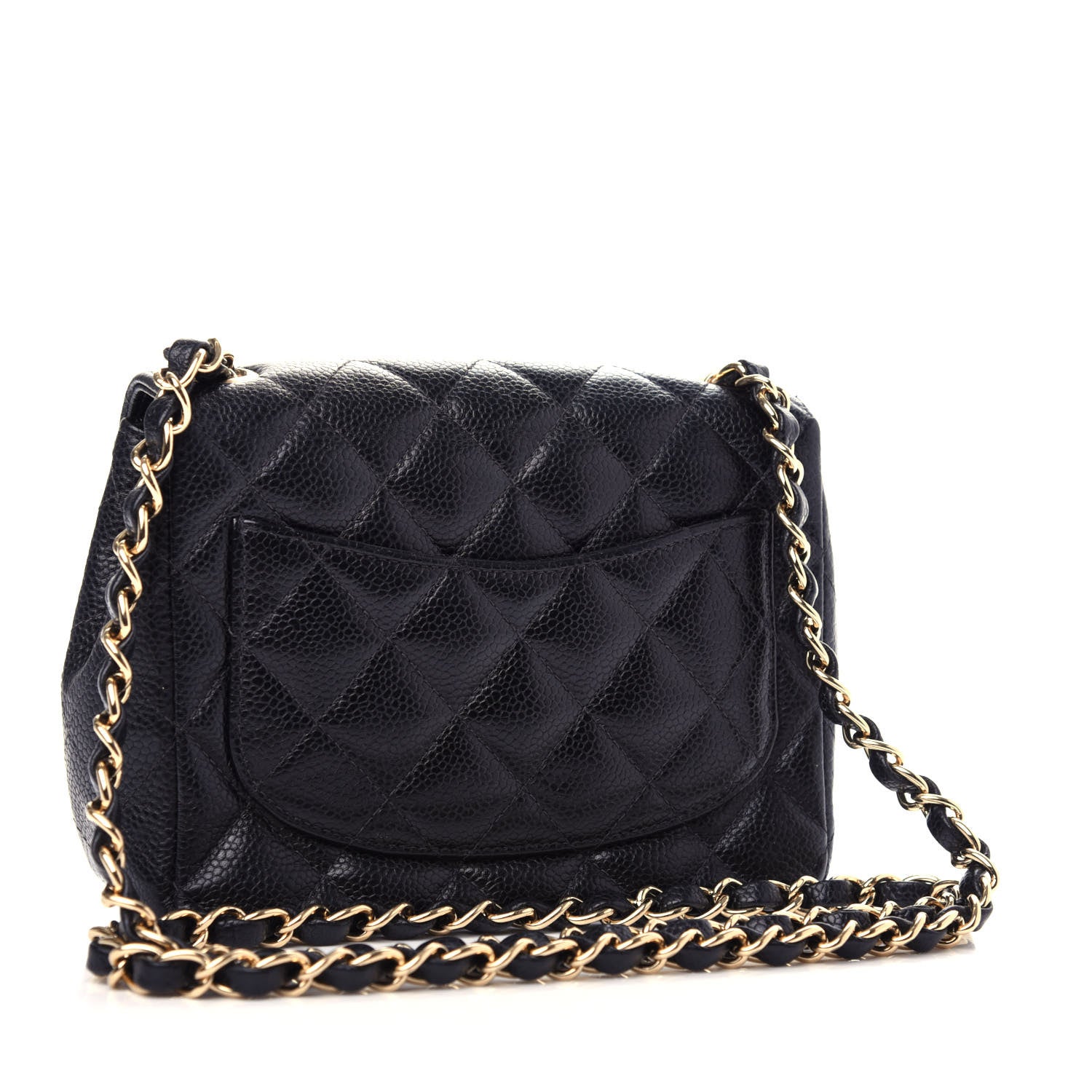Chanel Caviar Quilted Mini Square Flap Black 3 of 10