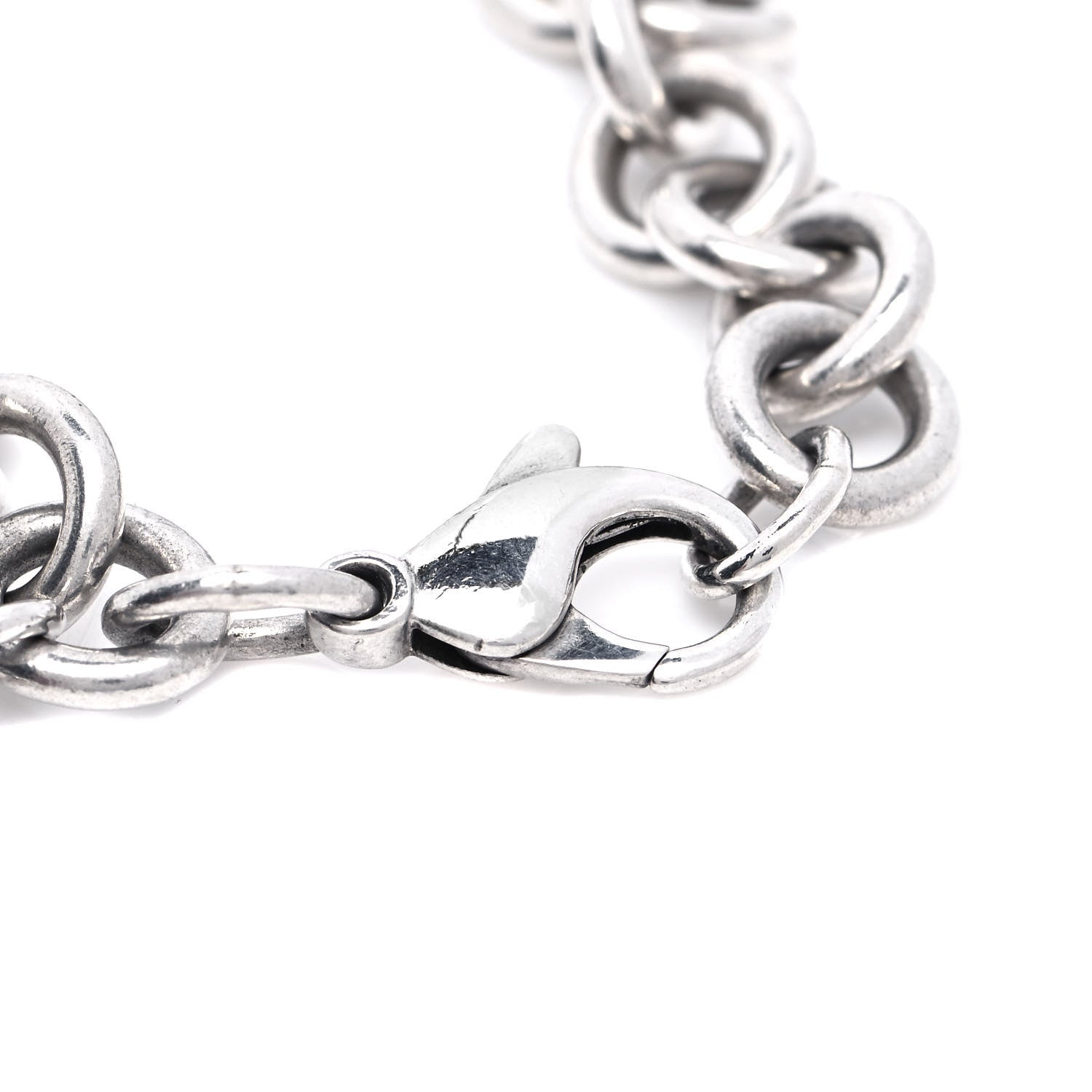 Tiffany Sterling Silver Heart Tag Charm Bracelet 5 of 5
