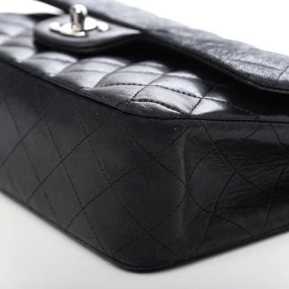 Chanel Lambskin Quilted Medium Double Flap Black 7 of 13