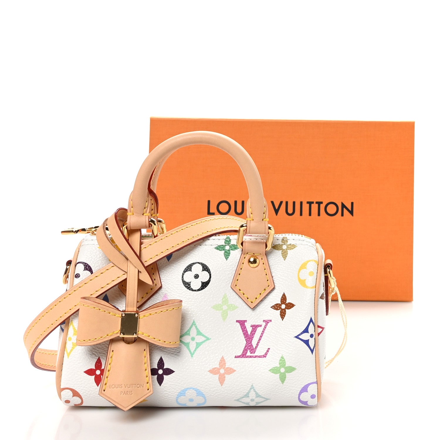 Louis Vuitton LV X TM Monogram Multicolor Nano Speedy White 10 of 10