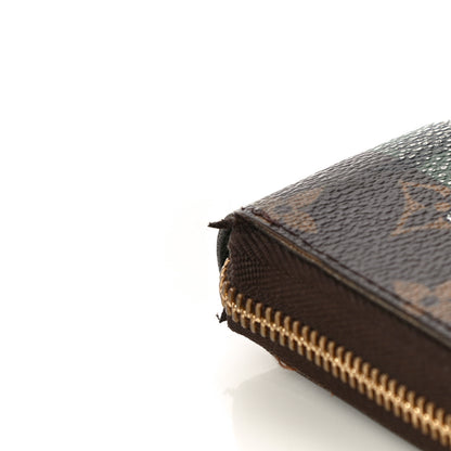 Louis Vuitton Monogram Groom Zippy Organizer Wallet Green 12 of 20