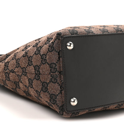 Gucci Monogram Eclipse Tote Dark Brown 9 of 10
