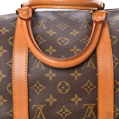 Louis Vuitton Monogram Keepall Bandouliere 50 10 of 14