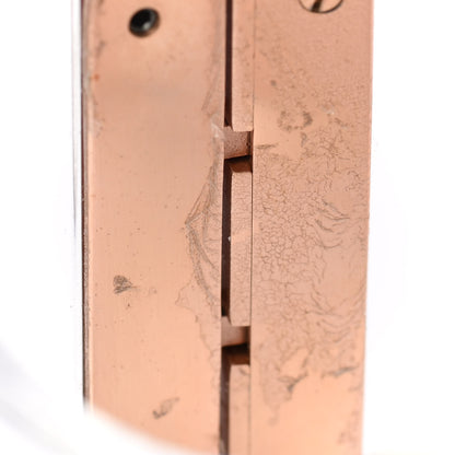 Chanel Lucite Crystal CC Cuff Transparent Pink Gold 5 of 9