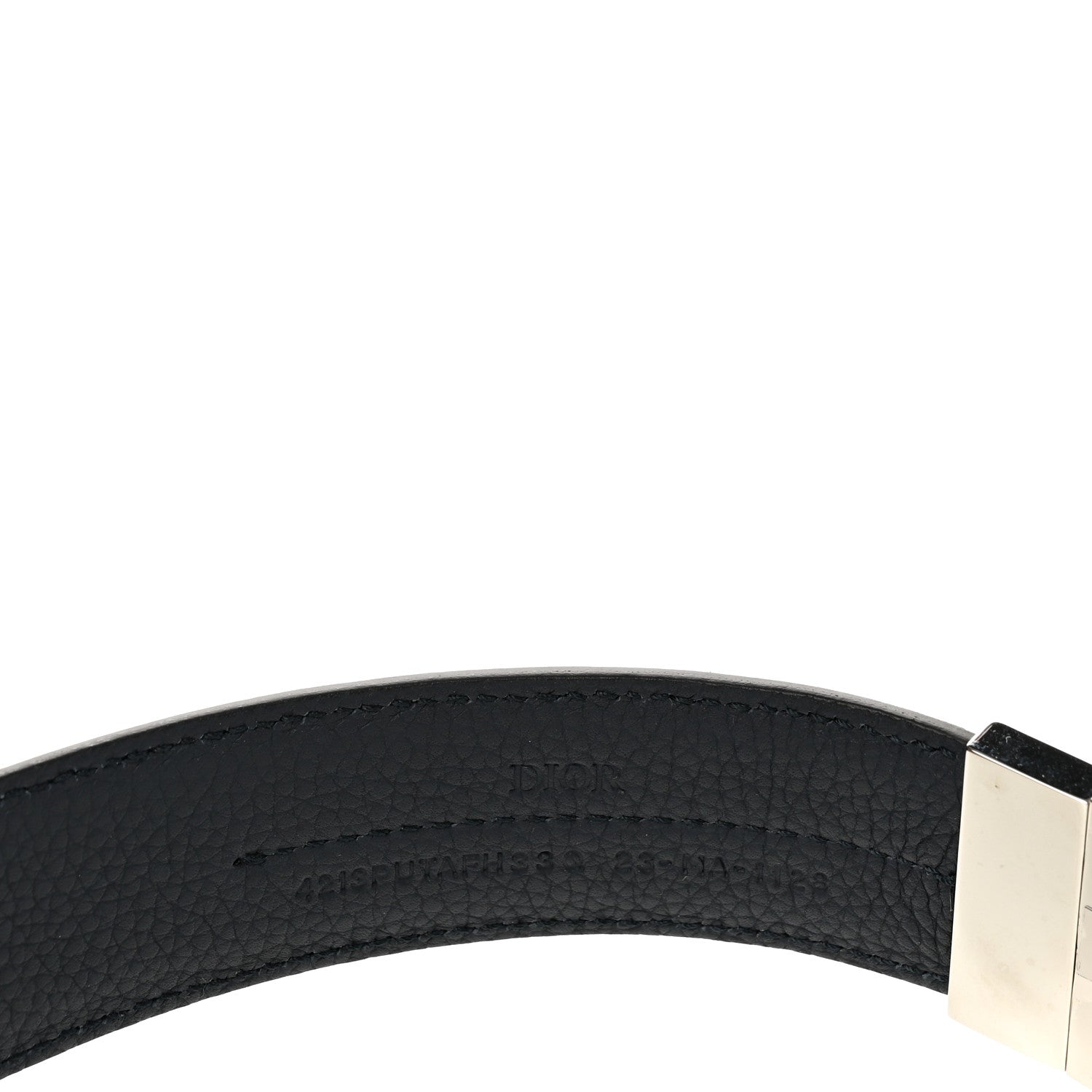 Christian Dior Calfskin Dior Homme Belt 85 Black 5 of 7