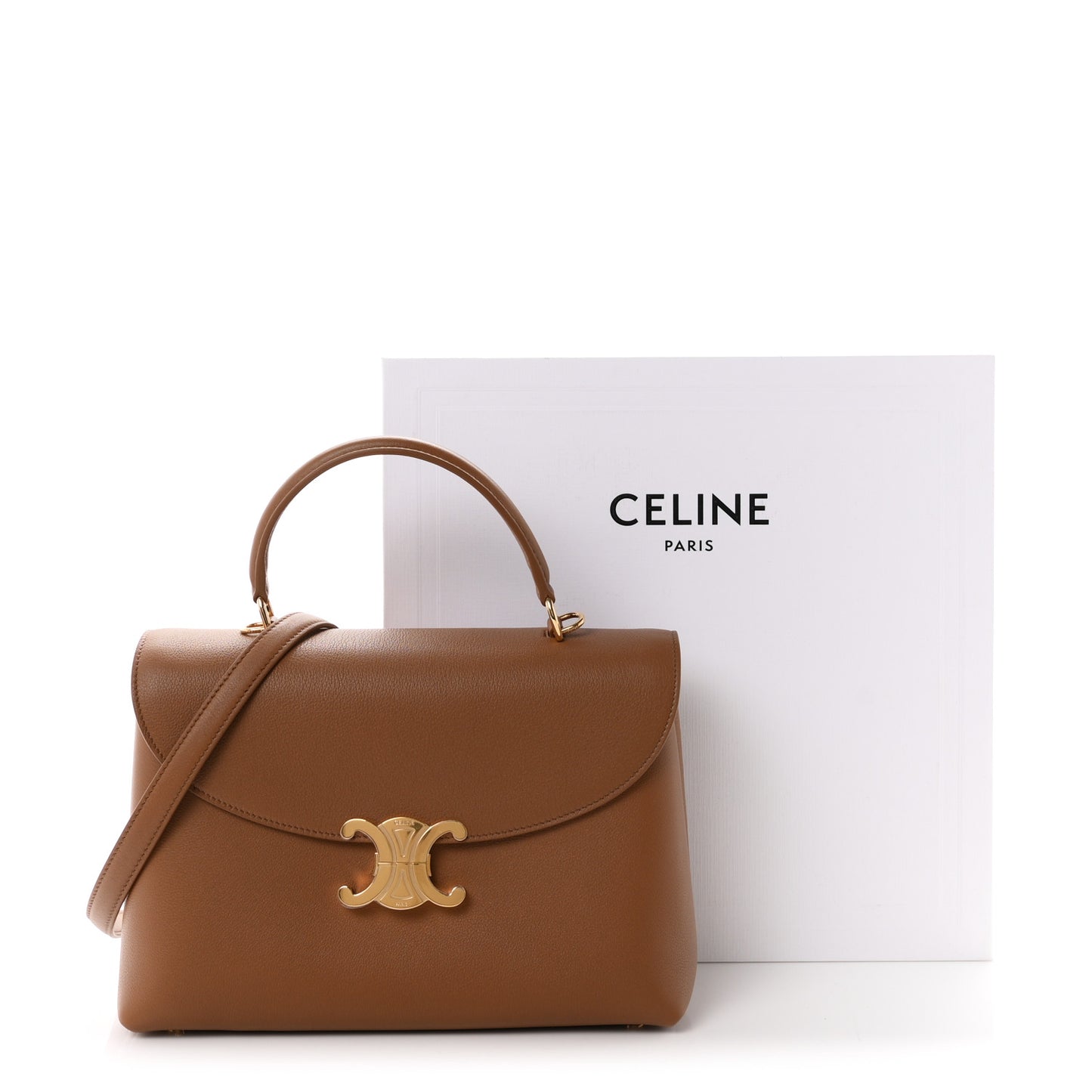 Supple Grained Calfskin Medium Nino Bronze