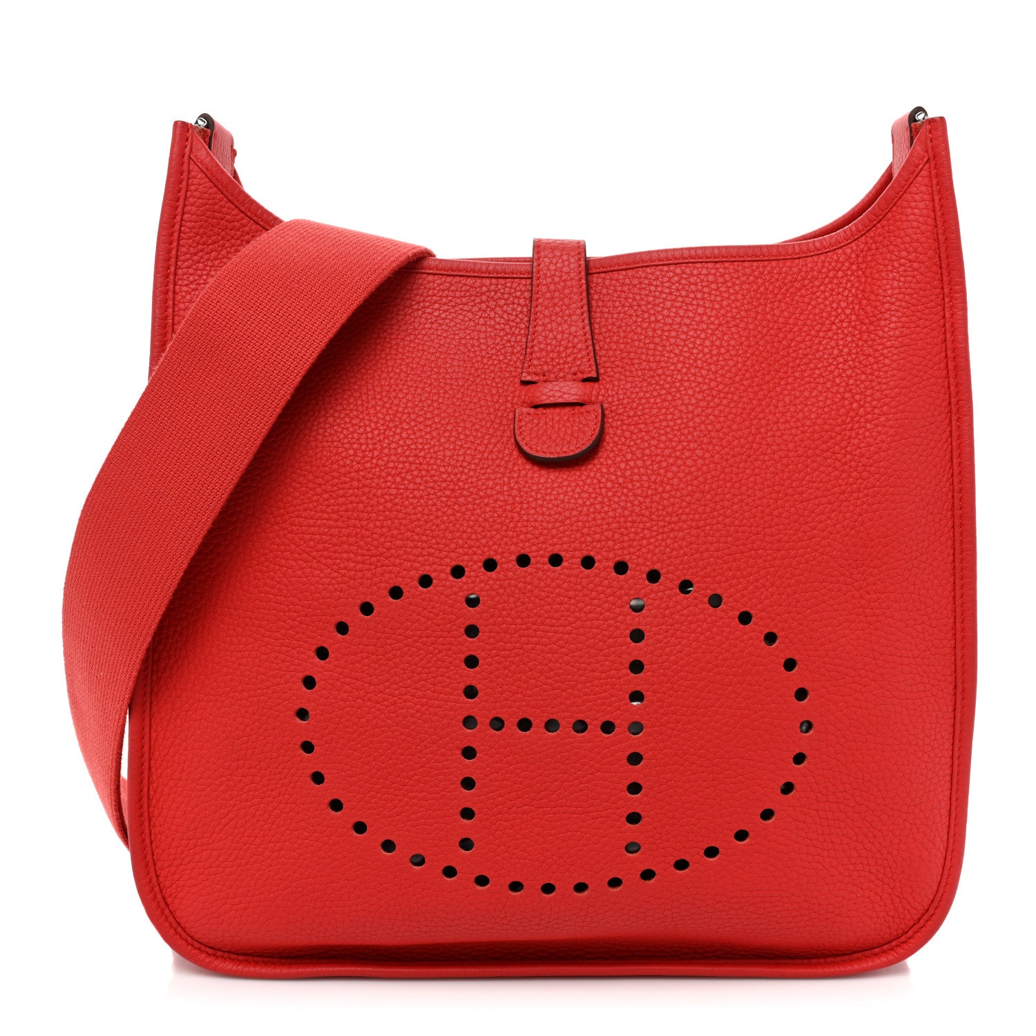 Hermes Taurillon Clemence Evelyne III GM Rouge Tomate 1 of 20