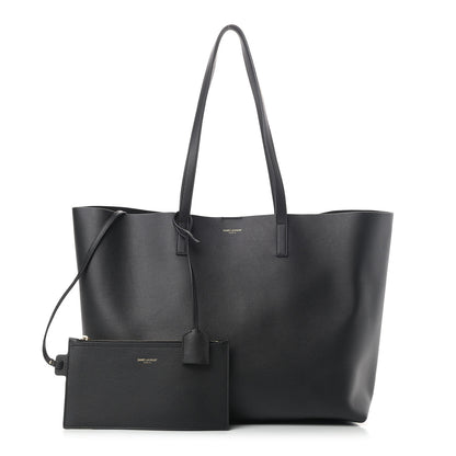 Saint Laurent Calfskin Large Shopping Tote Black 1 of 5