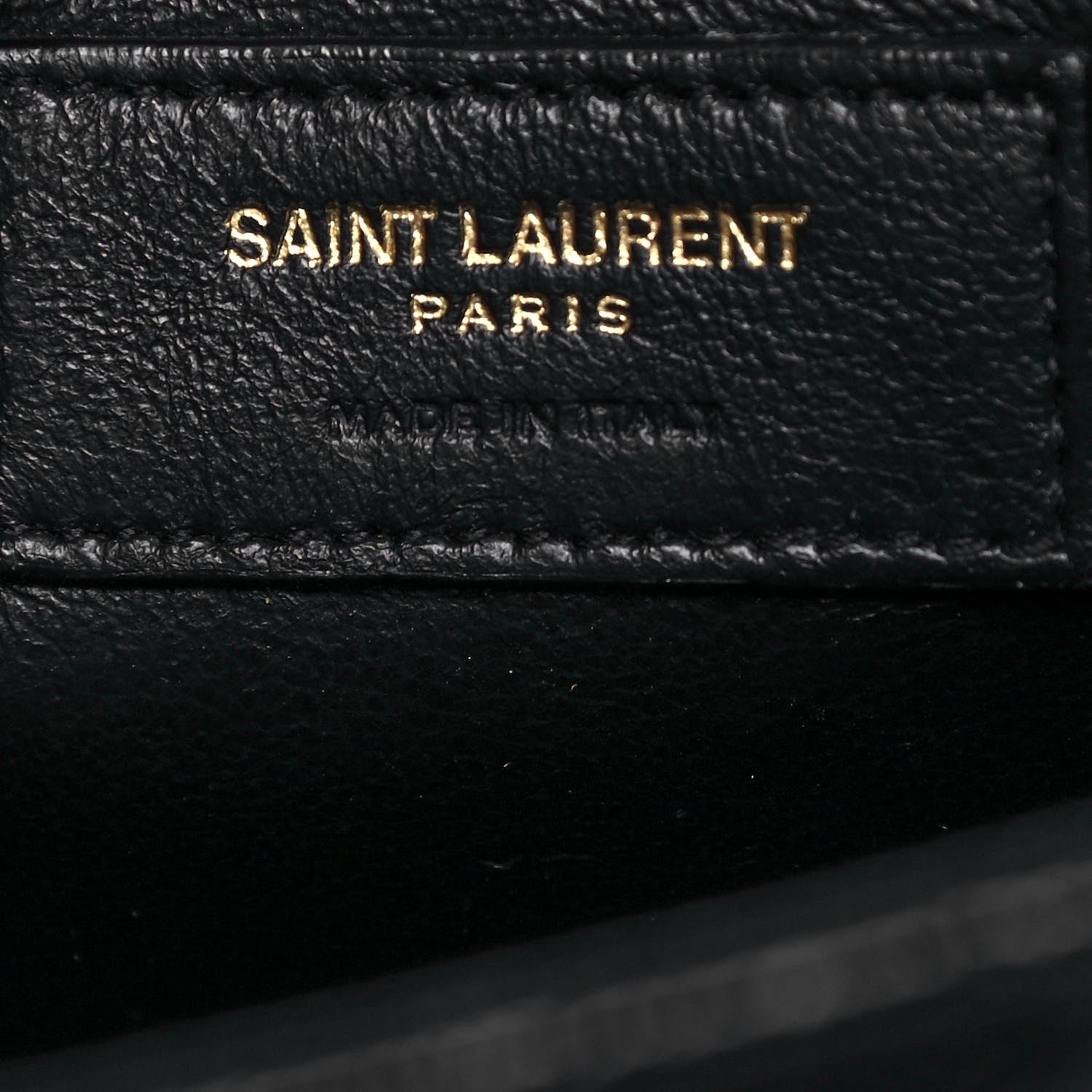 Saint Laurent Grain De Poudre Textured Mixed Matelasse Triquilt Medium Monogram Satchel Black 6 of 13