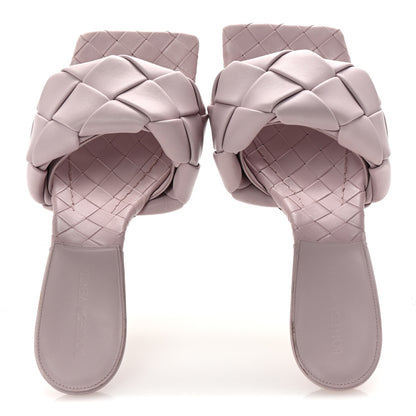 Bottega Veneta Nappa Maxi Intrecciato Lido 90mm Mule Sandals 40 Magnolia 2 of 9