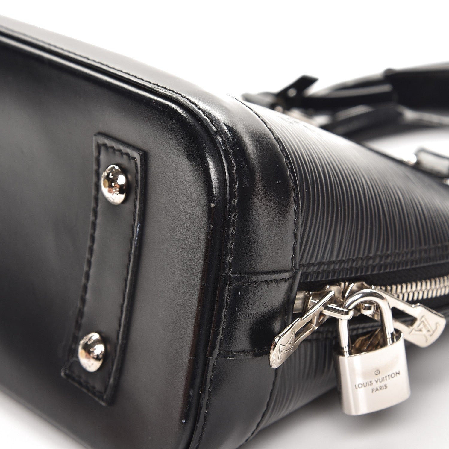 Louis Vuitton Epi Alma BB Black 11 of 12