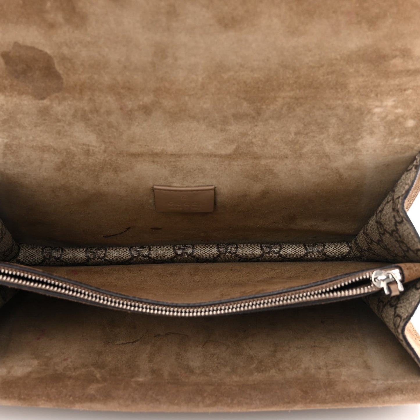 GG Supreme Monogram Small Dionysus Shoulder Bag Taupe