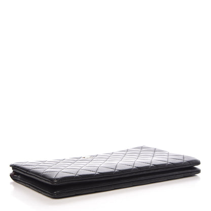 Chanel Lambskin Quilted Small Zipped Pouch Black 4 of 12