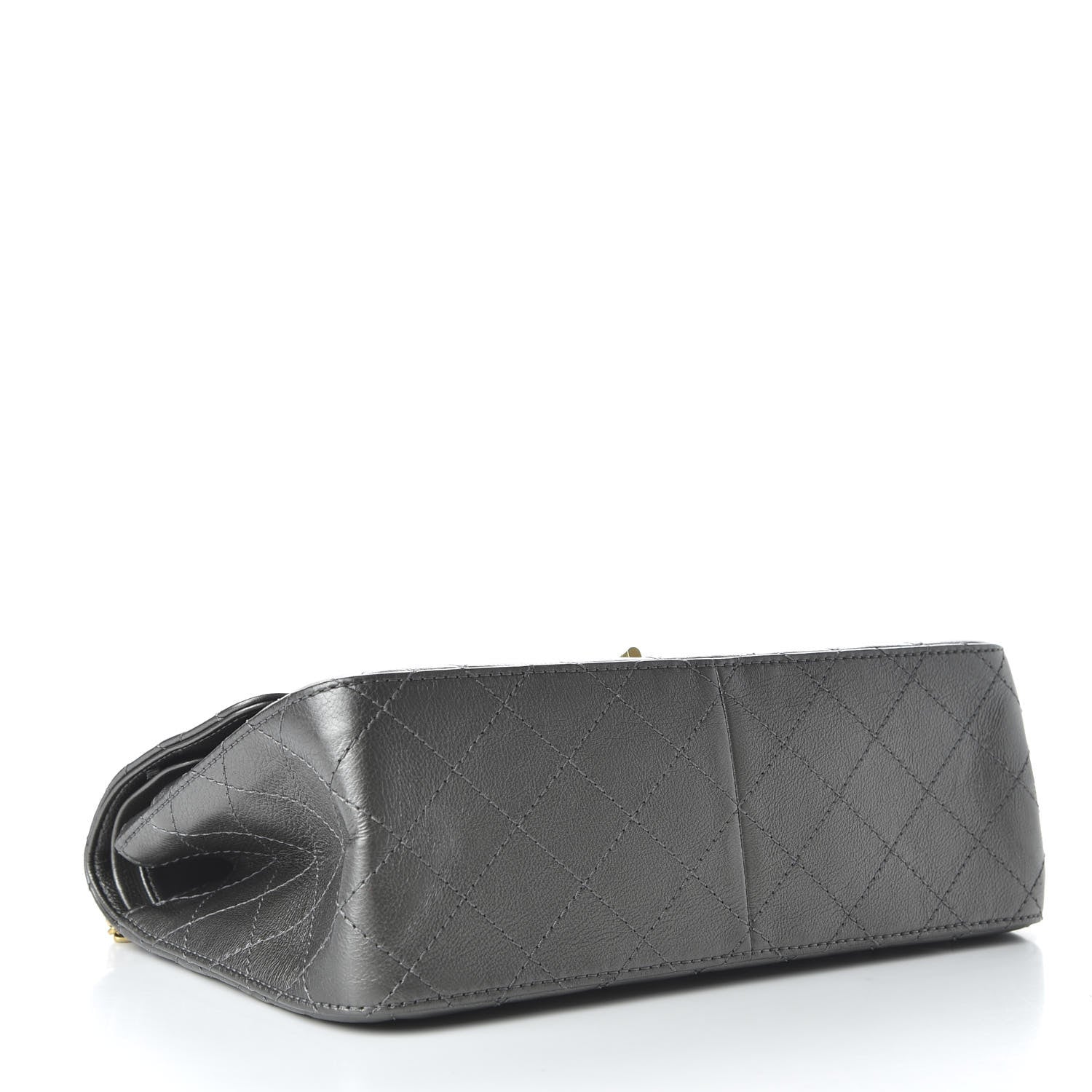 Chanel Metallic Calfskin Quilted 2.55 Reissue 226 Flap Charcoal 4 of 9
