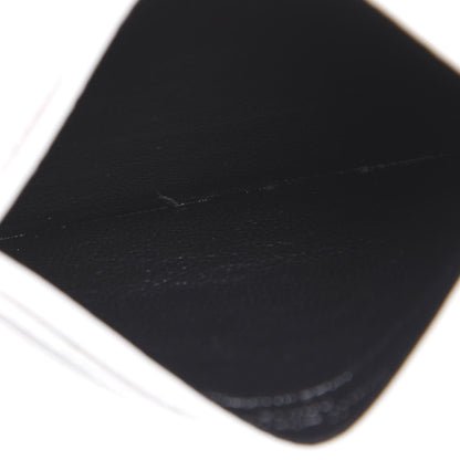 Saint Laurent Grain de Poudre Credit Card Case Icy White 4 of 7