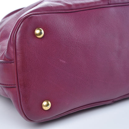 Saint Laurent Calfskin Large Muse Cherry 9 of 10