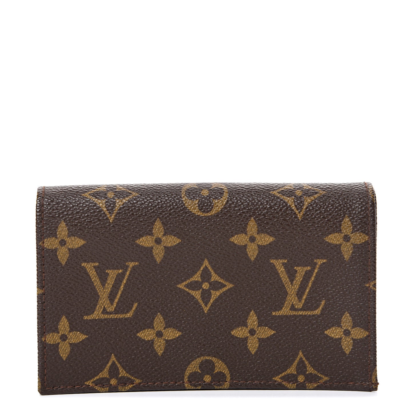 Monogram Flap Card Holder