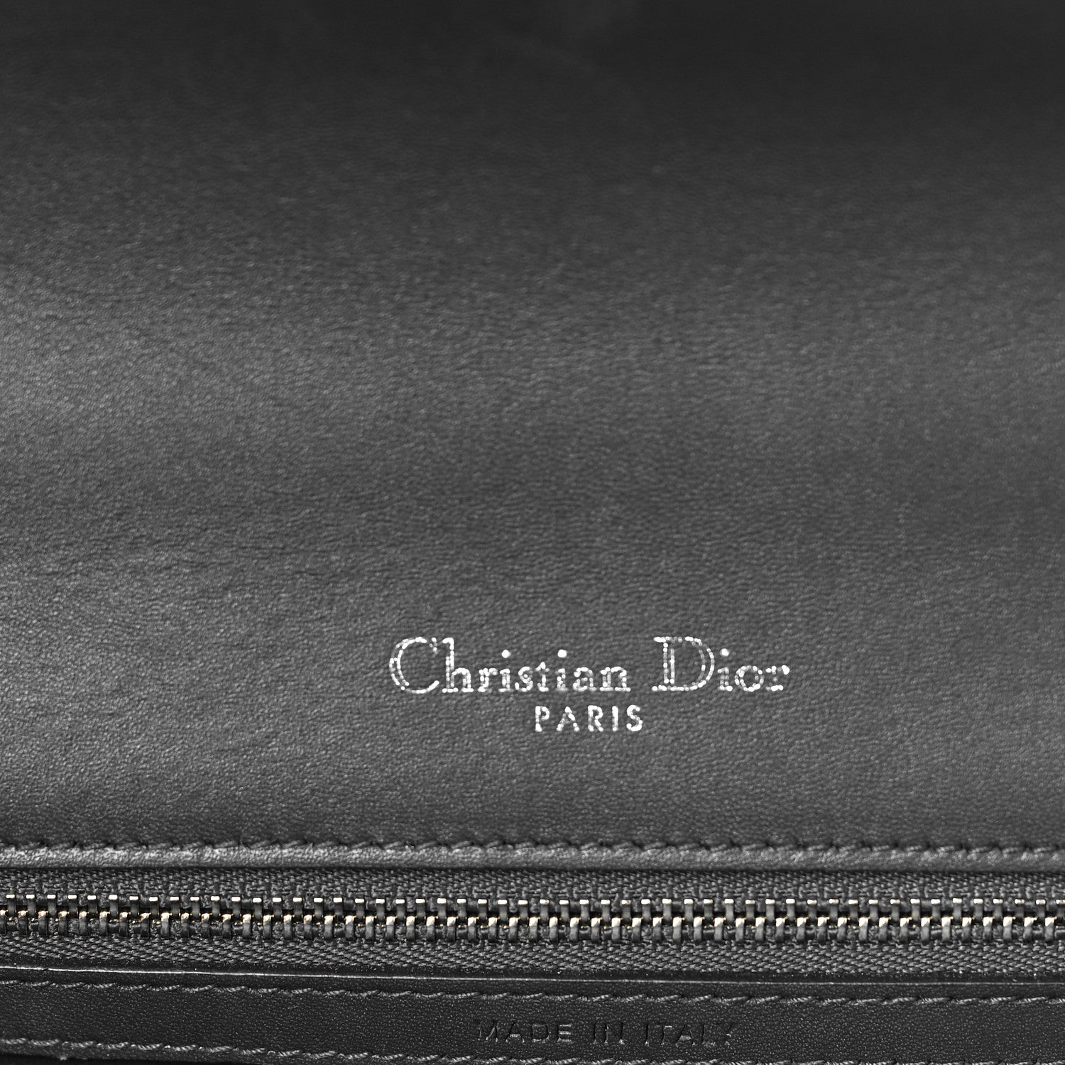 Christian Dior Metallic Patent Micro-Cannage Medium Diorama Flap Bag Silver 6 of 8