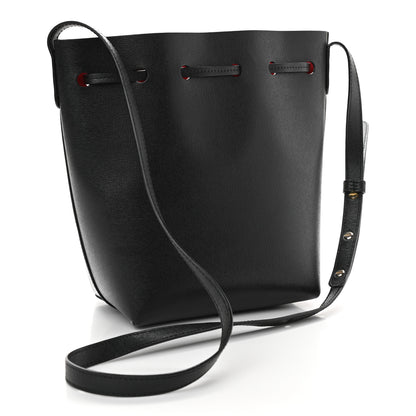 Mansur Gavriel Saffiano Mini Bucket Bag Black Flamma 3 of 10