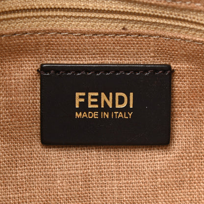 Fendi Canvas Striped Pequin Hobo Multicolor 6 of 16
