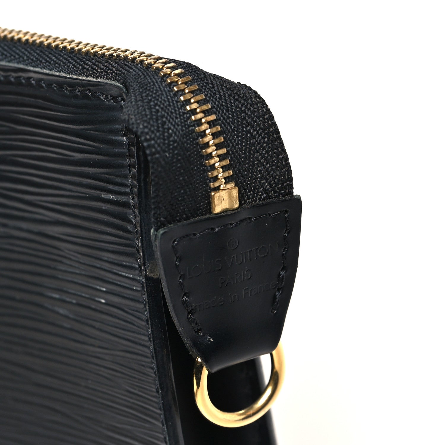 Louis Vuitton Epi Pochette Accessories 21 Black 6 of 10