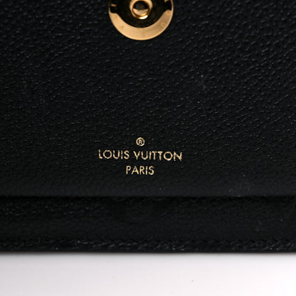 Louis Vuitton Empreinte Vavin Chain Wallet Black 6 of 11