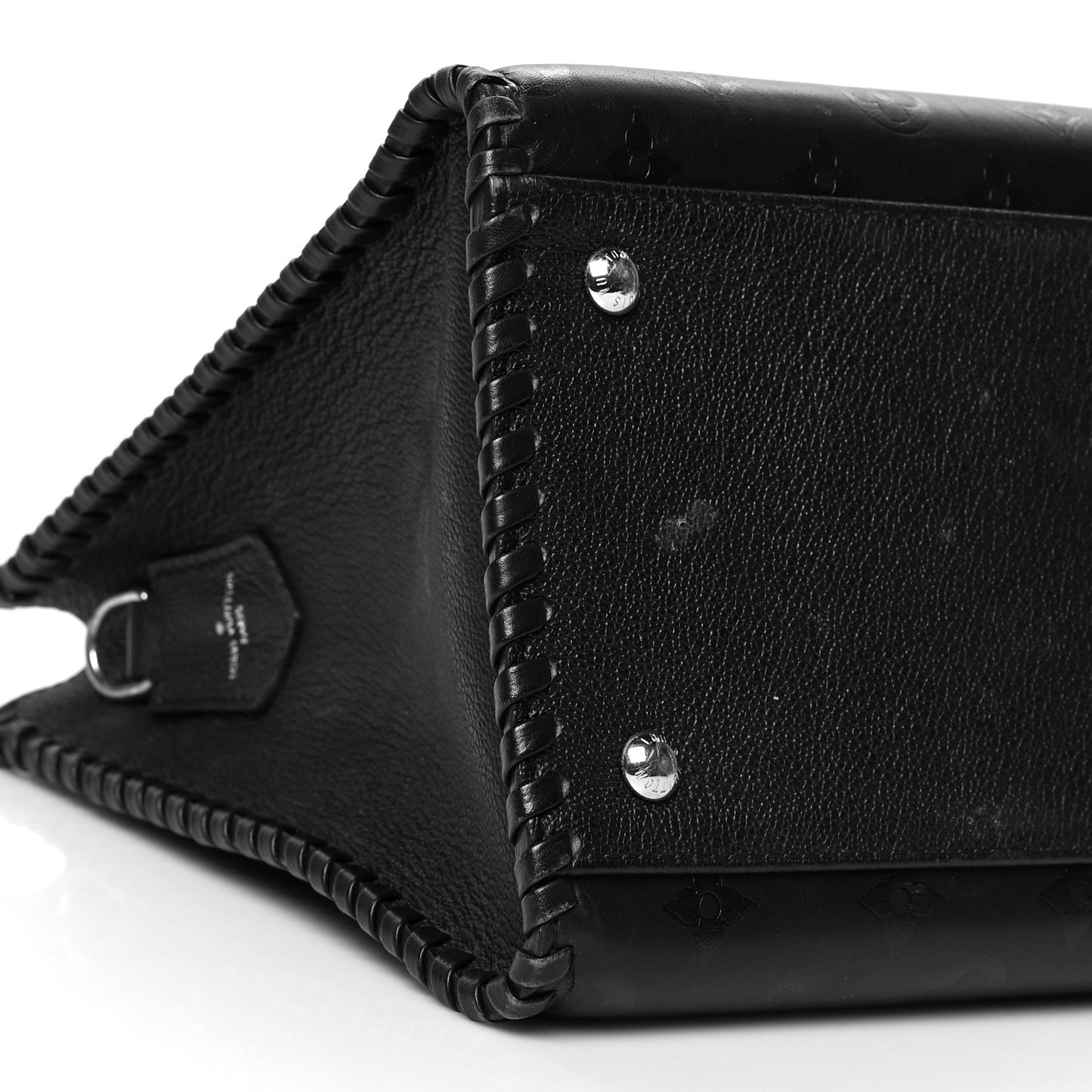 Monogram Cuir Plume Very Zipped Tote Black