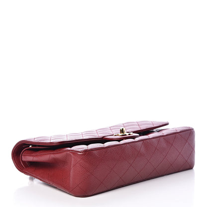 Chanel Caviar Quilted Medium Double Flap Red 4 of 16