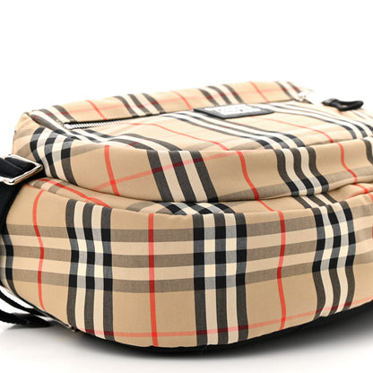 Burberry Cotton Vintage Check Large Cannon Bum Bag Archive Beige 8 of 9