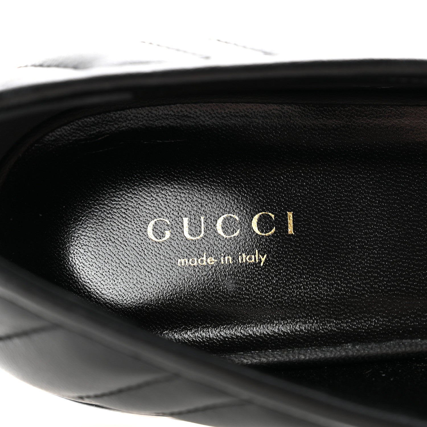 Gucci Nappa Matelasse Double G Marmont Loafers 41 Black 8 of 9
