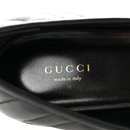 Gucci Nappa Matelasse Double G Marmont Loafers 41 Black 8 of 9