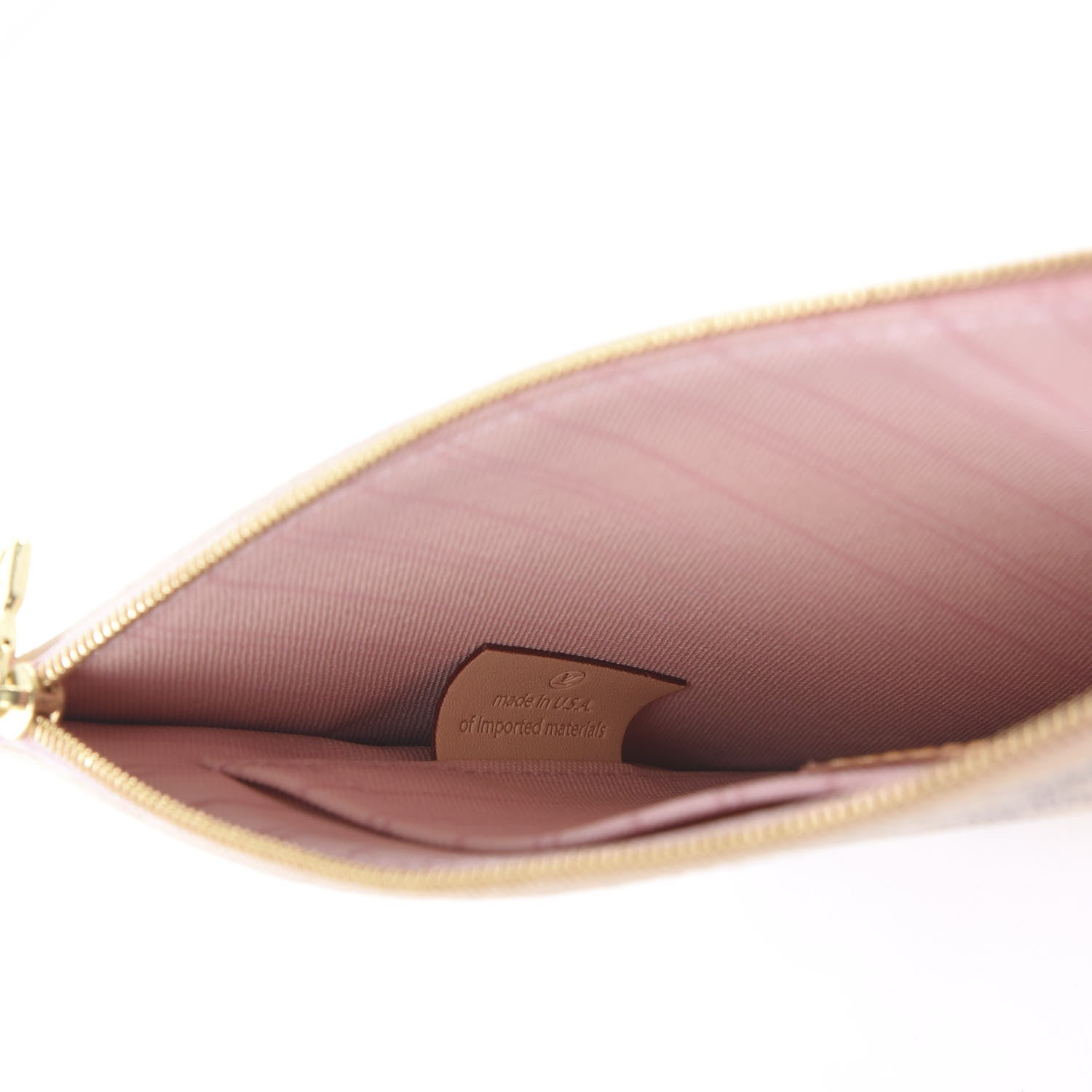 Louis Vuitton Damier Azur Neverfull MM GM Pochette Rose Ballerine 5 of 7