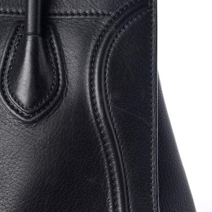Celine Grained Calfskin Medium Phantom Luggage Black 16 of 16