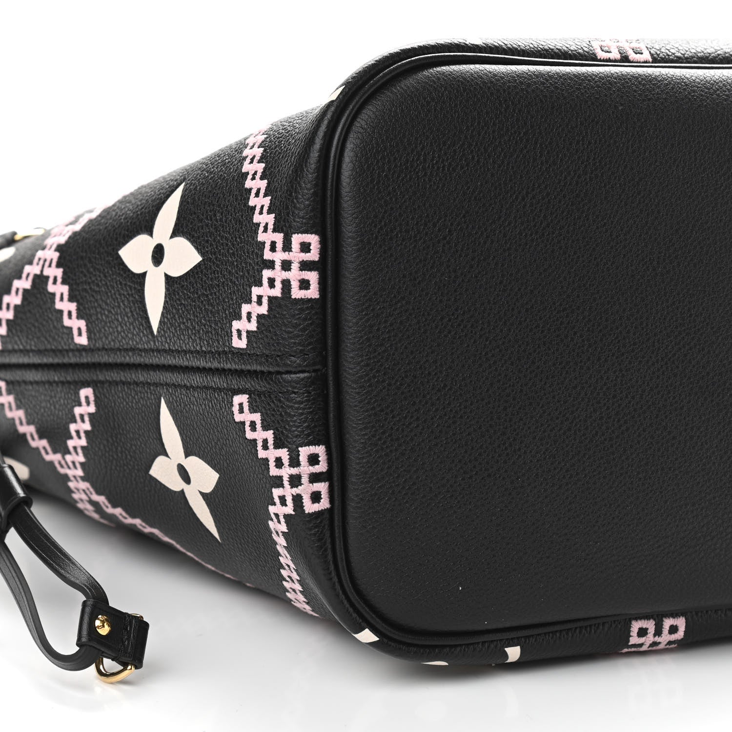 Louis Vuitton Empreinte Monogram Giant Broderies Neverfull MM Black 9 of 11