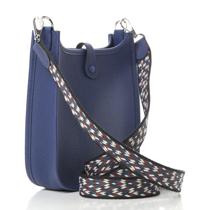 Hermes Taurillon Maurice Zigzag Evelyne TPM Bleu Saphir Bleu Zellige Indigo Black 3 of 11
