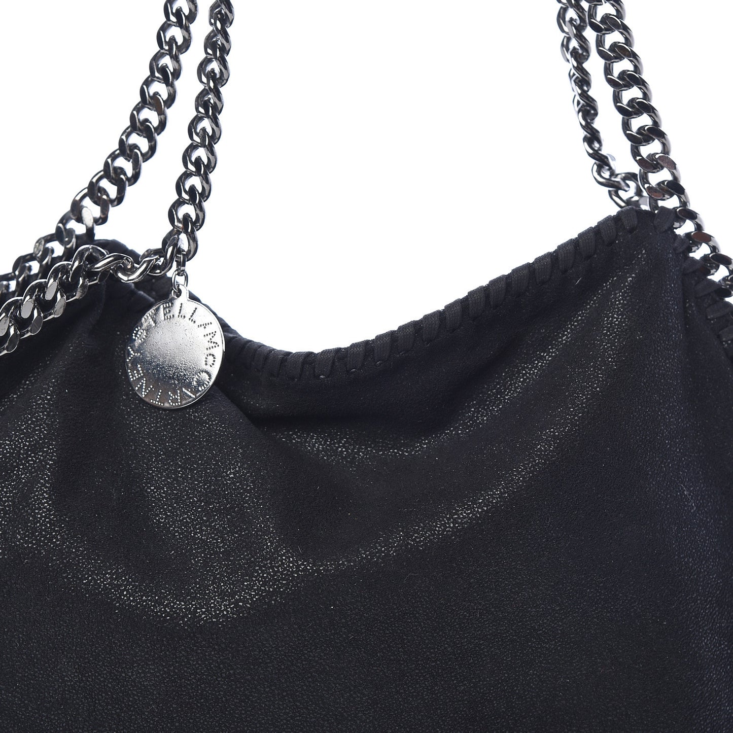 Shaggy Deer Small Falabella Tote Black