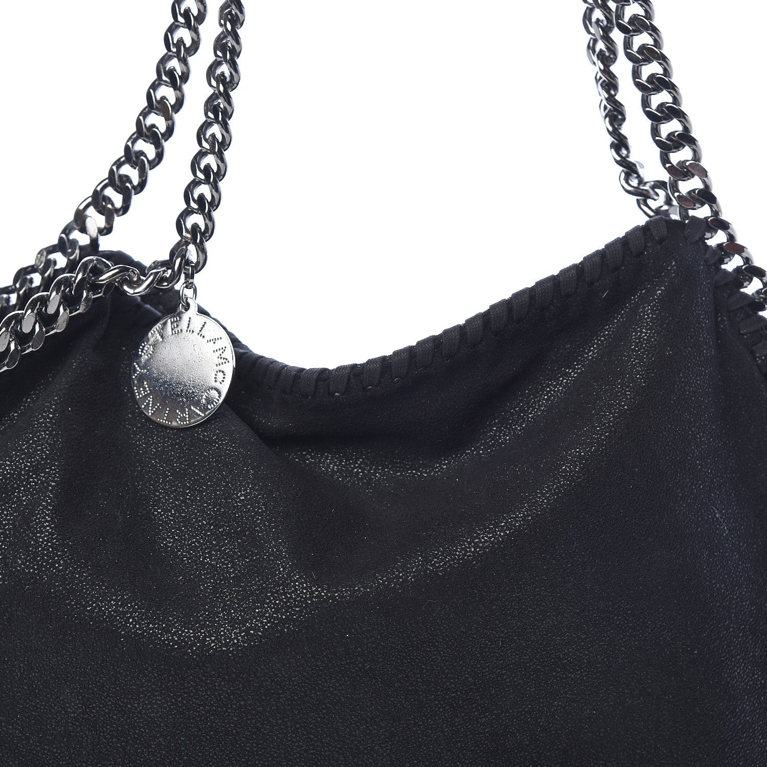 Stella McCartney Shaggy Deer Small Falabella Tote Black 7 of 12